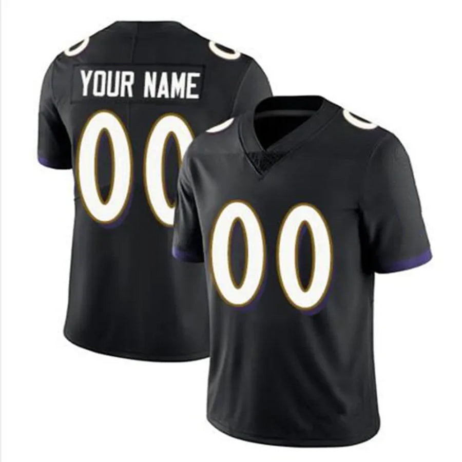 Cooneas Custom B.Ravens Black Replica Limited Game Stitched Jerseys