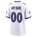 Cooneas Custom B.Ravens White Home Game Any Name & Numbers Stitched Jerseys