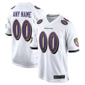 Cooneas Custom B.Ravens White Home Game Stitched Jerseys