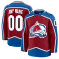 Cooneas Custom C.Avalanche Burgundy Home Premium Jerseys