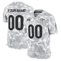 Cooneas Custom C.Bengals Arctic Camo Salute to Service Limited Any Name & Numbers Stitched Jerseys