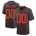 Cooneas Custom C.Browns Brown Alternate Home Game Any Name & Numbers Stitched Jerseys