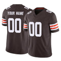 Cooneas Custom C.Browns Brown Vapor F.U.S.E. Limited Home Game Any Name & Numbers Stitched Jerseys