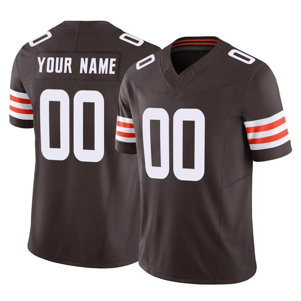Cooneas Custom C.Browns Brown Vapor F.U.S.E. Limited Home Game Any Name & Numbers Stitched Jerseys