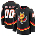 Cooneas Custom C.Flames Black Alternate Premium Jerseys