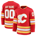 Cooneas Custom C.Flames Red Home Premium Jerseys