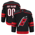 Cooneas Custom C.Hurricanes Black Home Authentic Pro Stitched Jerseys