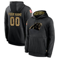 Cooneas Custom C.Panthers Black Salute to Service Pullover Hoodies Any Name & Numbers Stitched Jerseys