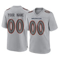 Cooneas Custom D.Broncos Gray Atmosphere Fashion Limited Game Any Name & Numbers Stitched Jerseys