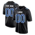 Cooneas Custom D.Lions Black Fashion Home Game Any Name & Numbers Stitched Jerseys