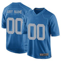 Cooneas Custom D.Lions Blue Replica Game Alternate Stitched Jerseys