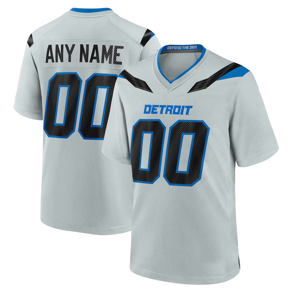 Cooneas Custom D.Lions Silver 2026 Rivalries Collection Game Jersey