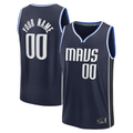 Cooneas Custom D.Mavericks Navy Fast Break Jerseys - Statement Edition