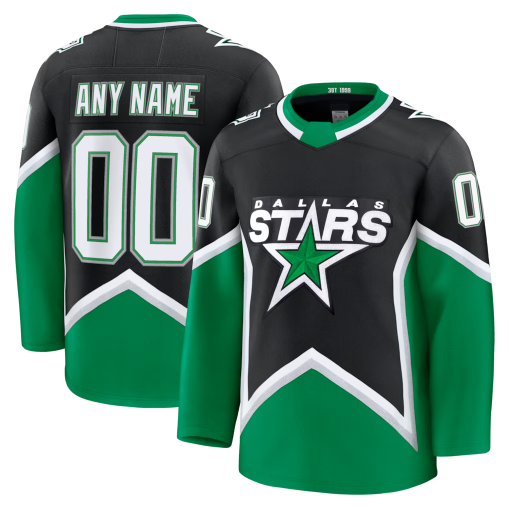 Cooneas Custom D.Stars Black Alternate Premium Jerseys