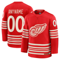 Cooneas Custom D.Red wings Red Centennial Premium Jerseys