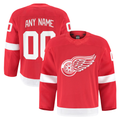 Cooneas Custom D.Red wings Red Home Authentic Pro Jerseys