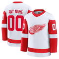 Cooneas Custom D.Red wings White Away Premium Jerseys