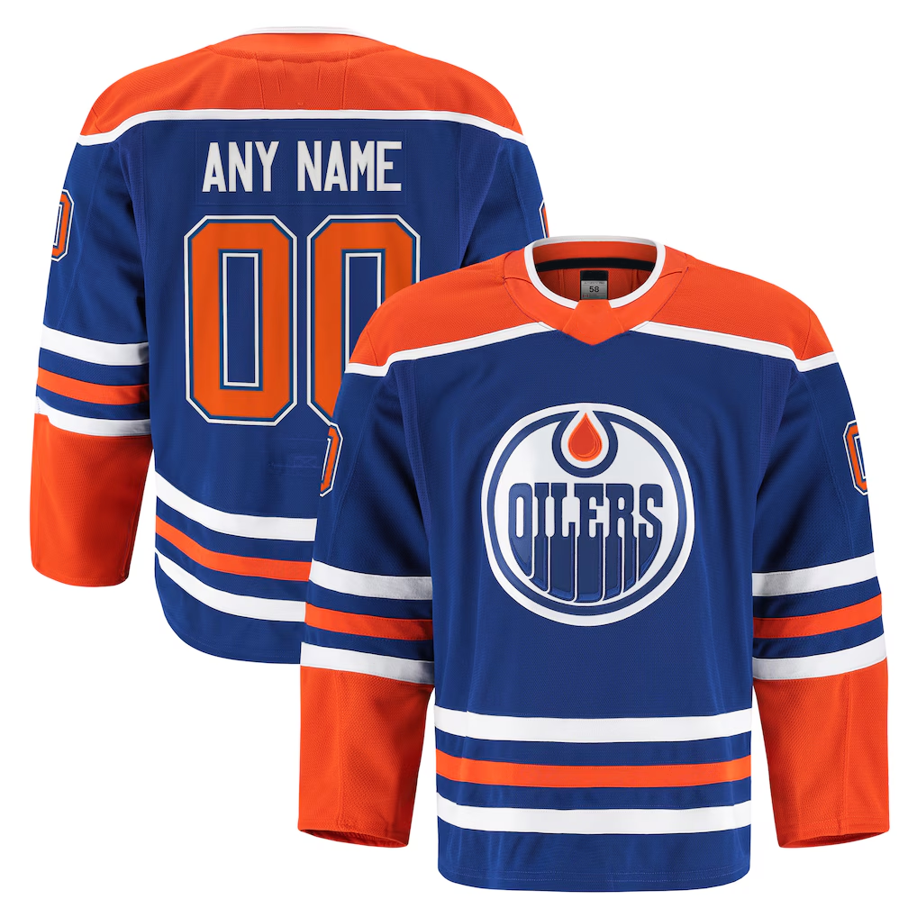 Cooneas Custom E.Oilers Royal Home Authentic Pro Jerseys