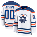 Cooneas Custom E.Oilers White Away Premium Jerseys