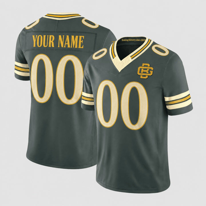 Cooneas Custom GB.Packers Green Rivalries Jersey - All Stitched