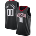 Cooneas Custom H.Rockets Black Swingman Stitched Jerseys - Statement Edition