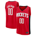 Cooneas Custom H.Rockets Red Fast Break Stitched Jerseys-Icon Edition