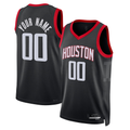 Cooneas Custom H.Rockets Black Swingman Stitched Jerseys-Association Edition