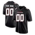 Cooneas Custom H.Texans Carbon Black Fashion Home Game Any Name & Numbers Stitched Jerseys