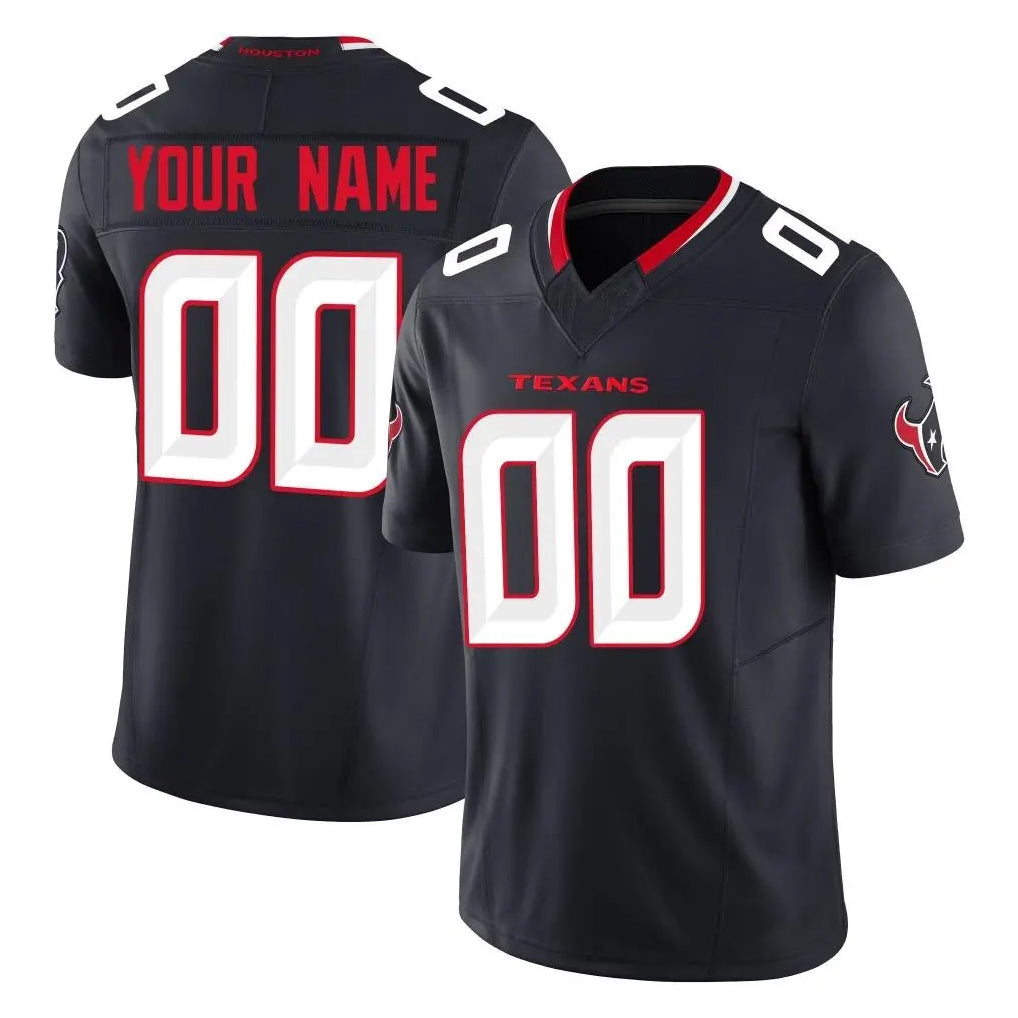 Cooneas Custom H.Texans Navy Limited Alternate Vapor F.U.S.E. Home Game Any Name & Numbers Stitched Jerseys