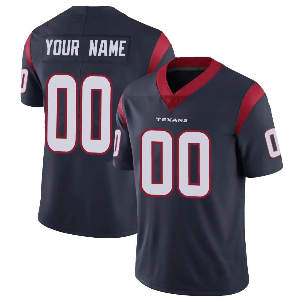 Cooneas Custom H.Texans Navy Limited Vapor Untouchable Home Game Any Name & Numbers Stitched Jerseys