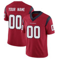 Cooneas Custom H.Texans Red Limited Vapor Untouchable Home Game Any Name & Numbers Stitched Jerseys