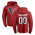 Cooneas Custom H.Texans Red Pro Line Pullover Hoodie Limited Game Any Name & Numbers Stitched Jerseys