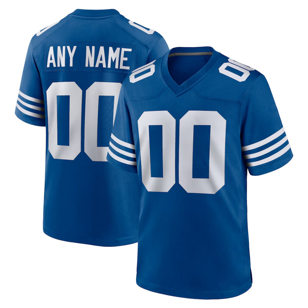 Cooneas Custom IN.Colts Royal Limited Home Game Any Name & Numbers Stitched Jerseys
