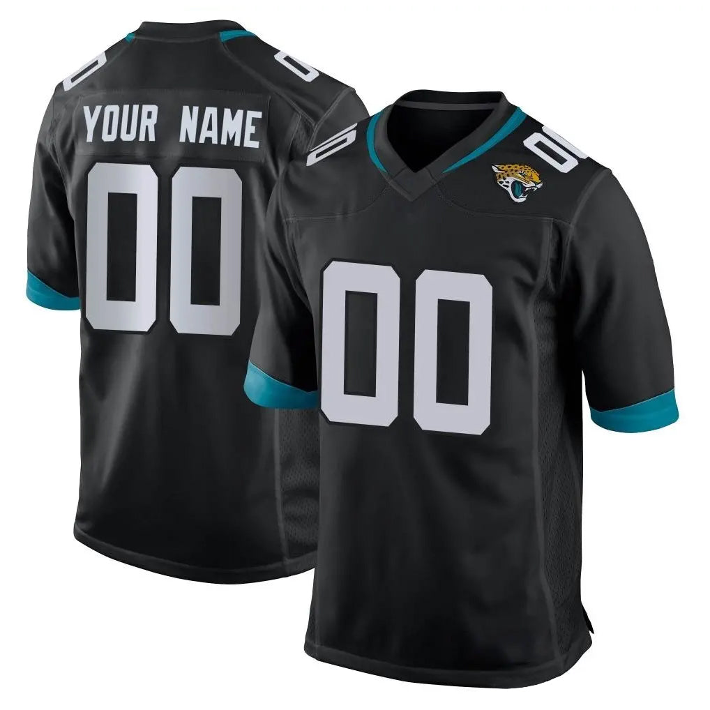 Cooneas Custom J.Jaguars Black Home Game Any Name & Numbers Stitched Jerseys