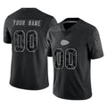 Cooneas Custom KC.Chiefs Black Limited Reflective Game Any Name & Numbers Stitched Jerseys