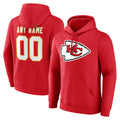 Cooneas Custom KC.Chiefs Red LoGo Pullover Hoodies Limited Any Name & Numbers Stitched Jerseys
