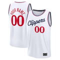 Cooneas Custom LA.Clippers White Fast Break Stitched Jerseys - Association Edition