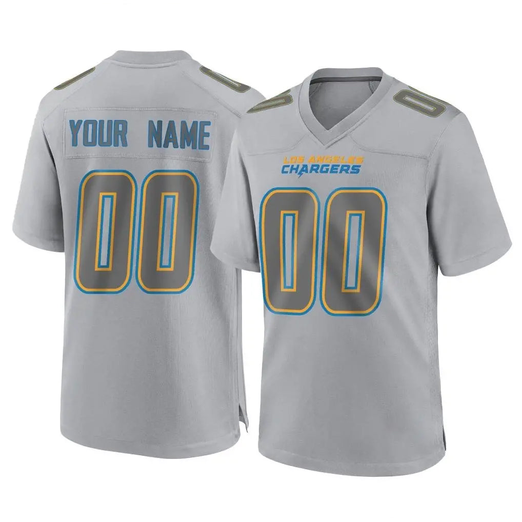 Cooneas Custom LA.Chargers Gray Atmosphere Fashion Limited Game Any Name & Numbers Stitched Jerseys