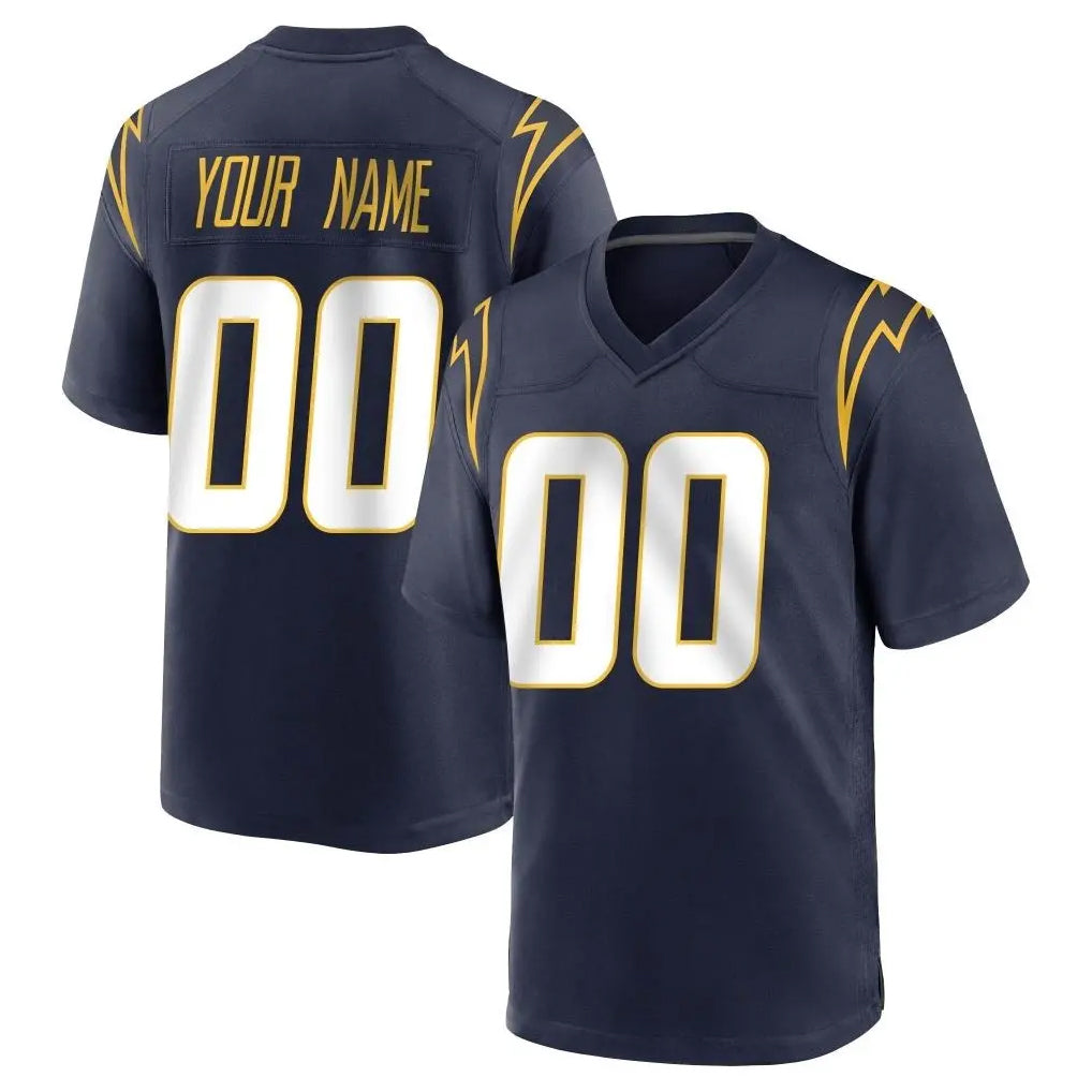 Cooneas Custom LA.Chargers Navy Home Game Any Name & Numbers Stitched Jerseys