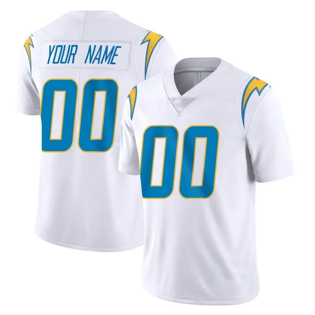 Cooneas Custom LA.Chargers White Limited Vapor Untouchable Home Game Any Name & Numbers Stitched Jerseys