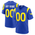 Cooneas Custom LA.Rams Royal Game Stitched Jerseys