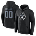 Cooneas Custom LV.Raiders Black LOGO Pullover Hoodies Home Game Any Name & Numbers Stitched Jerseys