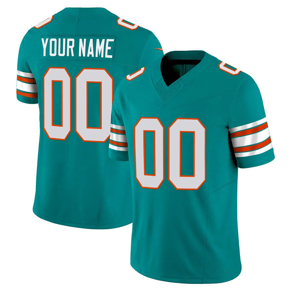 Cooneas Custom M.Dolphins Aqua Limited Alternate Vapor F.U.S.E. Home Game Any Name & Numbers Stitched Jerseys