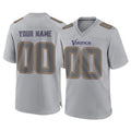 Cooneas Custom MN.Vikings Gray Atmosphere Fashion Home Game Any Name & Numbers Stitched Jerseys