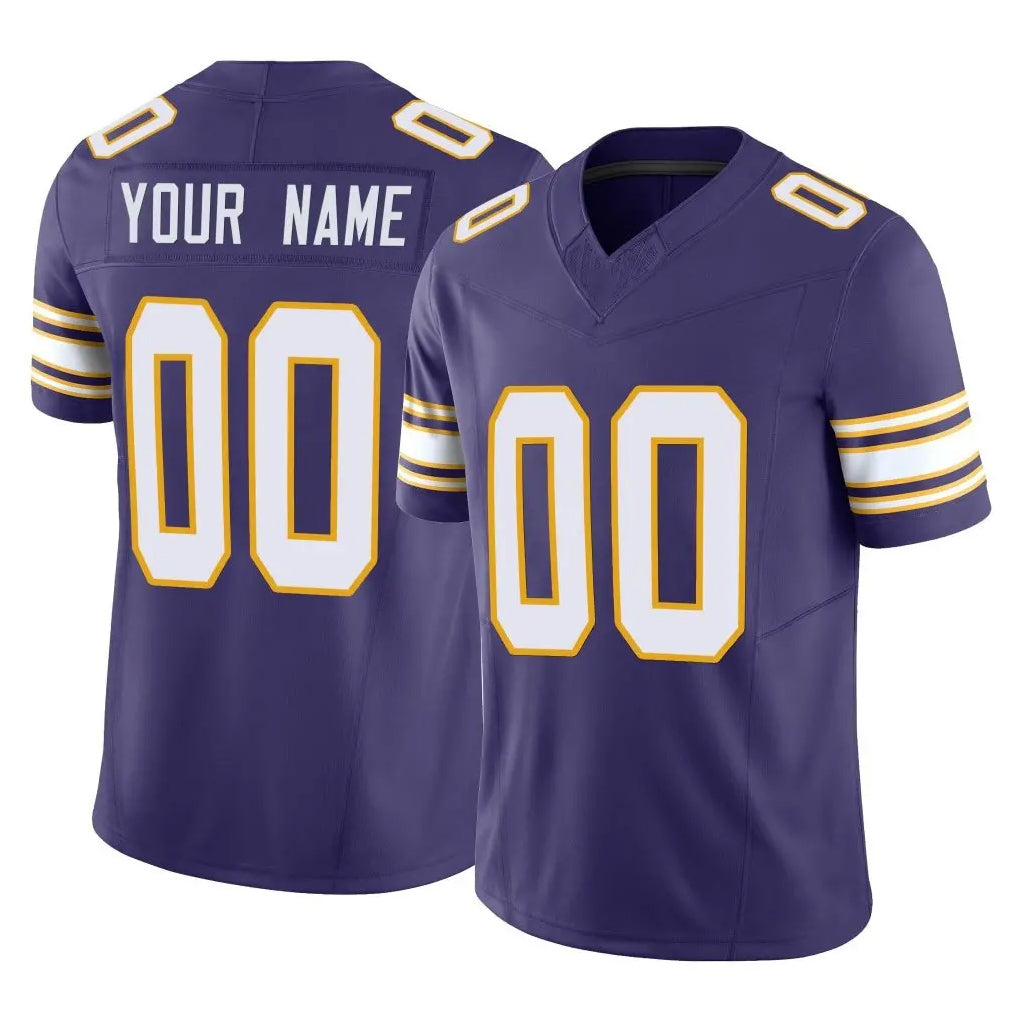 Cooneas Custom MN.Vikings Purple Limited Classic Vapor F.U.S.E. Home Game Any Name & Numbers Stitched Jerseys