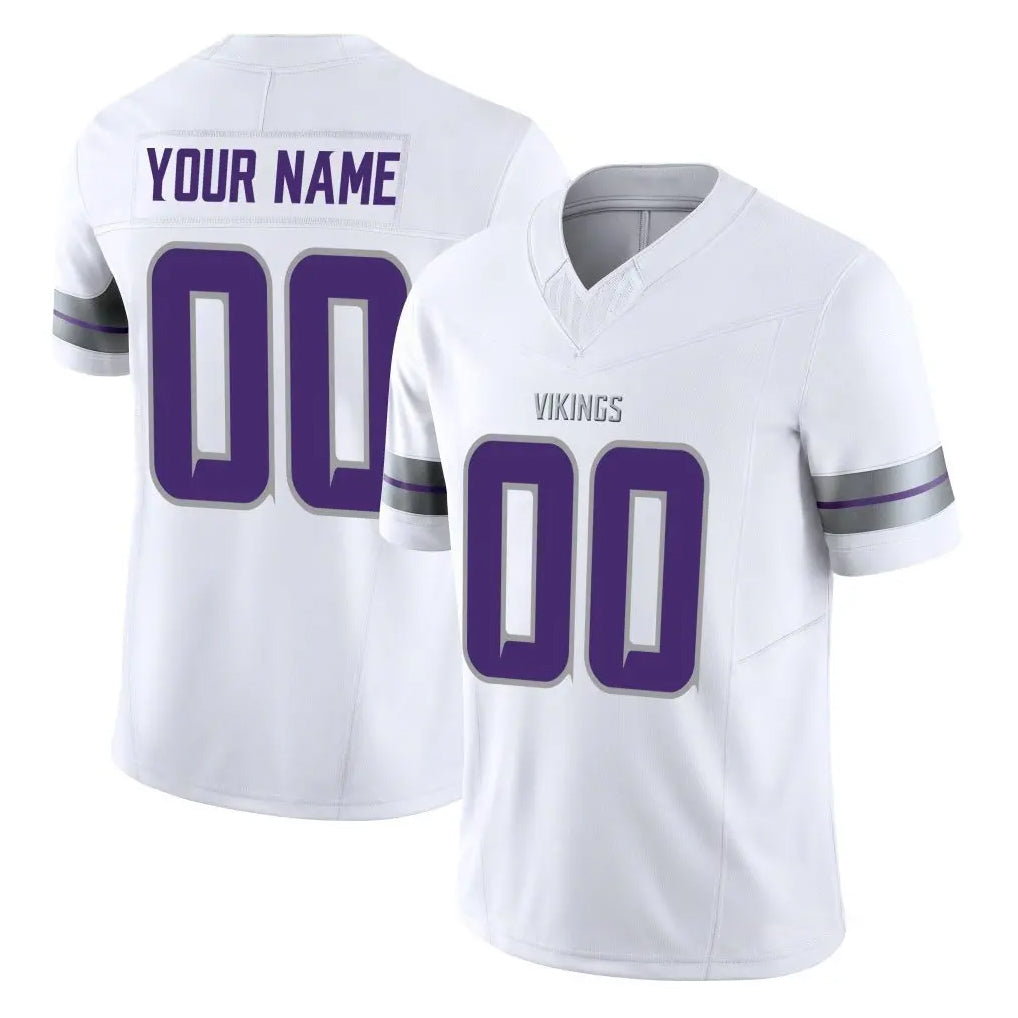 Cooneas Custom MN.Vikings White Limited Alternate Vapor F.U.S.E. Home Game Any Name & Numbers Stitched Jerseys