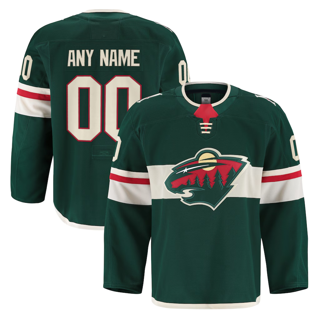 Cooneas Custom M.Wild Green Home Authentic Pro Jerseys
