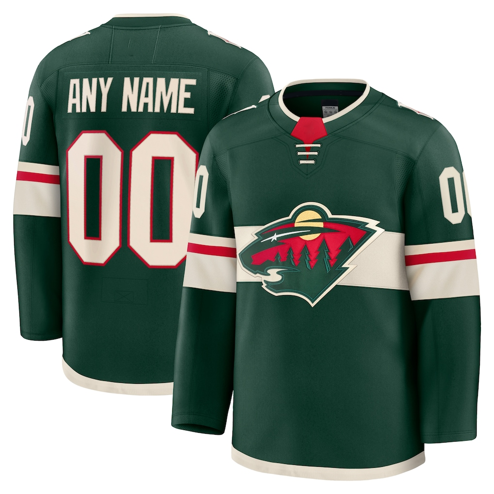 Cooneas Custom M.Wild Green Home Premium Jerseys