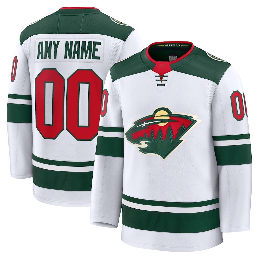 Cooneas Custom M.Wild White Away Premium Jerseys