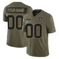 Cooneas Custom NO.Saints Olive 2025 Salute To Service Limited Any Name & Numbers Stitched Jerseys